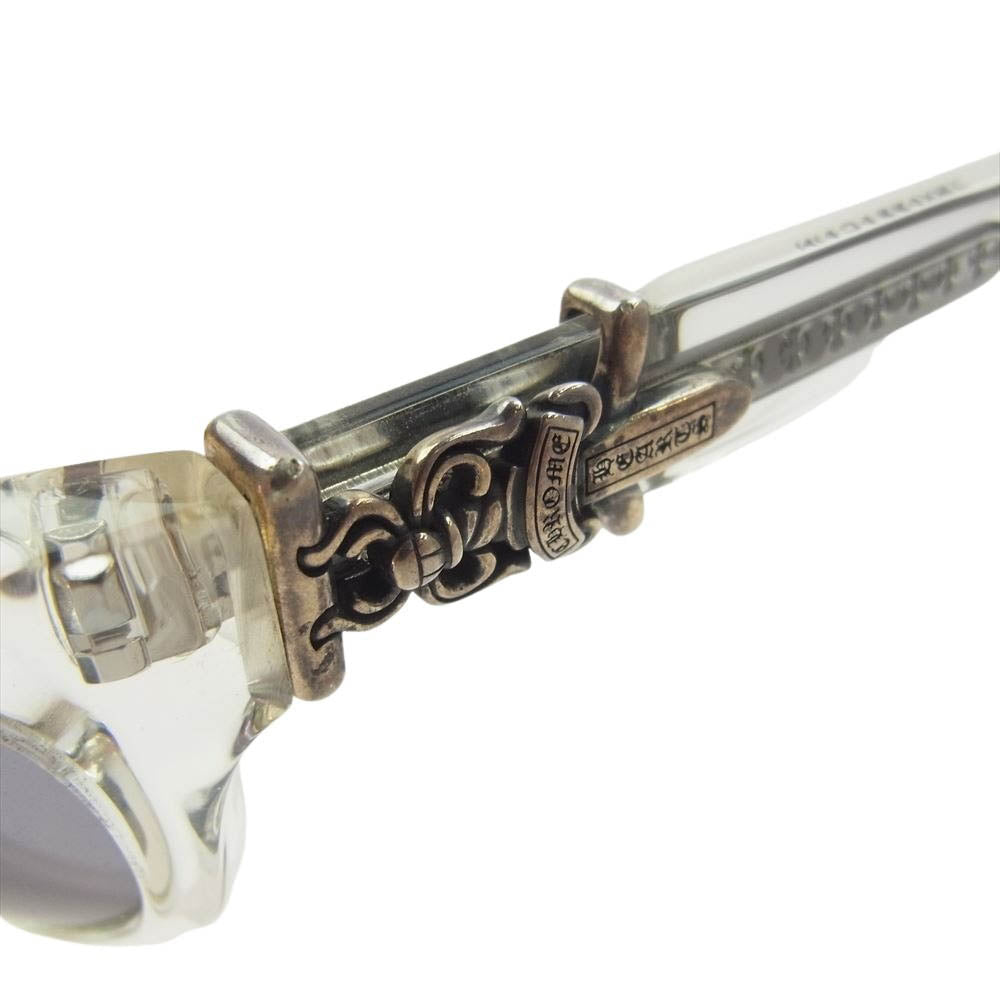 CHROME HEARTS クロムハーツ(原本無) TRYASSAGAIN サイドダガー クリアフレーム カラーレンズ サングラス アイウェア クリア系【中古】