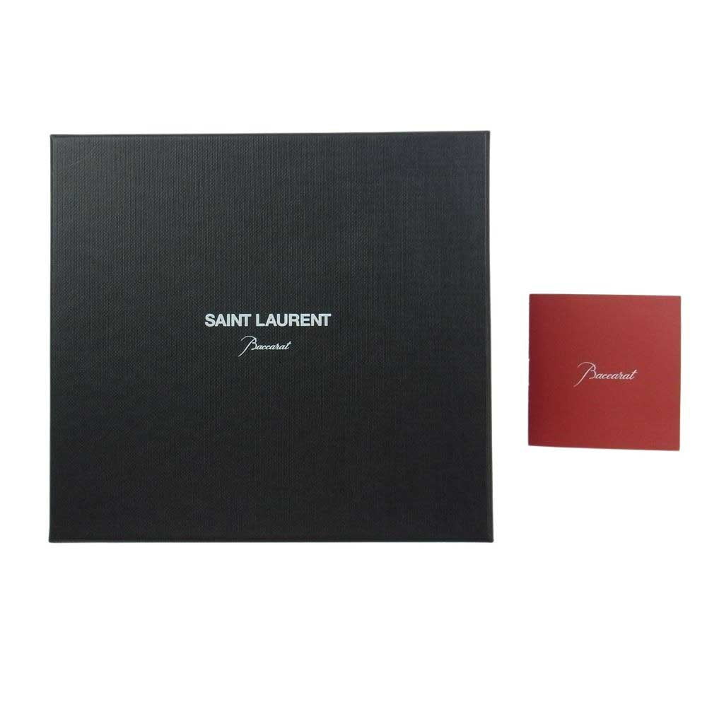 SAINT LAURENT サンローラン バイ アンソニー・ヴァカレロ Baccarat バカラ クリスタルコレクション ルクソール ペンシルホルダー ブラッククリスタル クリスタル100% ブラック系【極上美品】【中古】