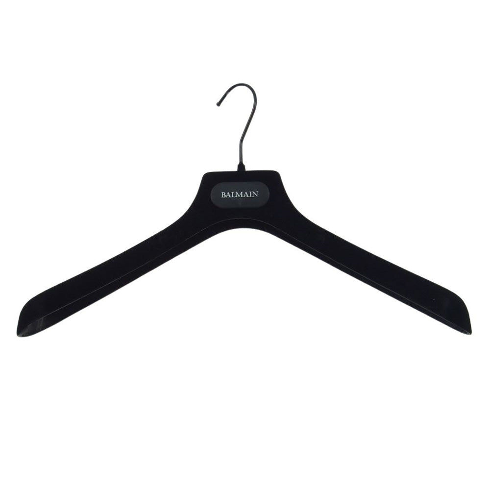 BALMAIN バルマン T270 B926 デカルナン期 カシミヤ ショート ダブル ピーコート ブラック系 44【中古】