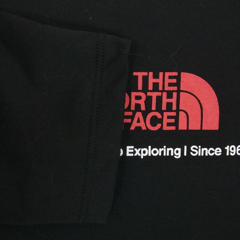 THE NORTH FACE ノースフェイス NT82186 LS Absolutely No Tee アブソルートリーノーティー 長袖 プリント Tシャツ ブラック系 M【中古】
