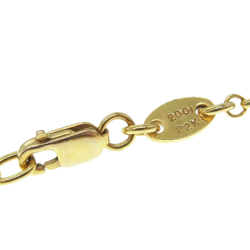 CHROME HEARTS クロムハーツ(原本無) 22K NECKCHAIN R16 16inch ロールチェーン ネックレス 16インチ【中古】