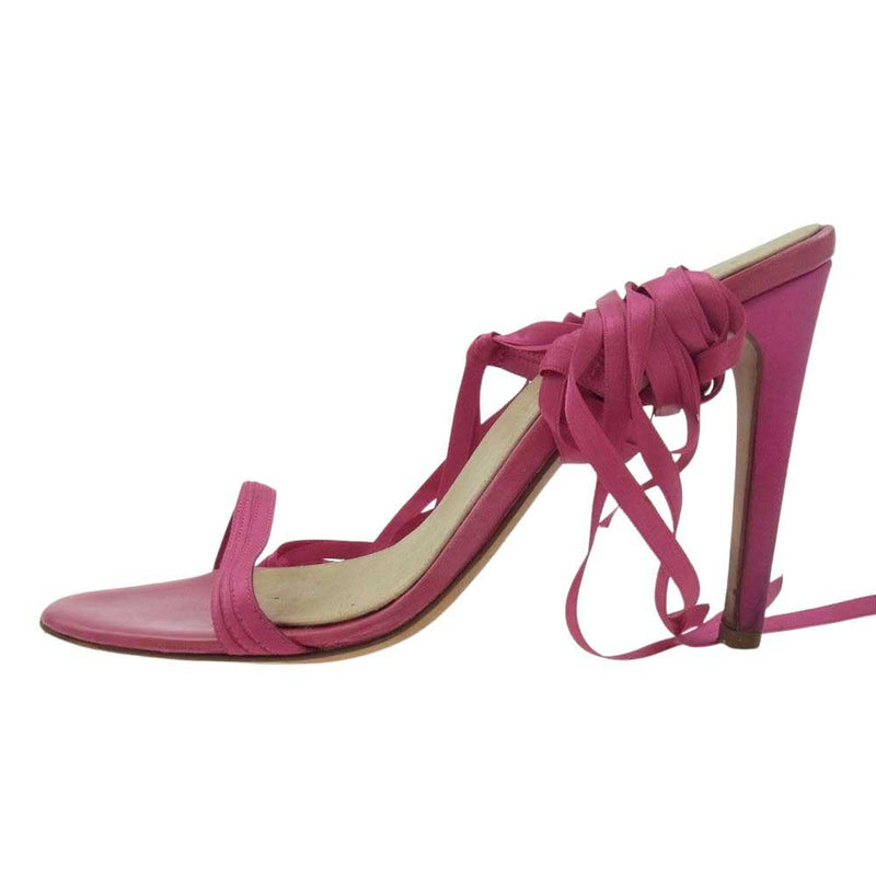 SAINT LAURENT ピンク ハイヒール 37.5 Vintage YSL-YVES SAINT