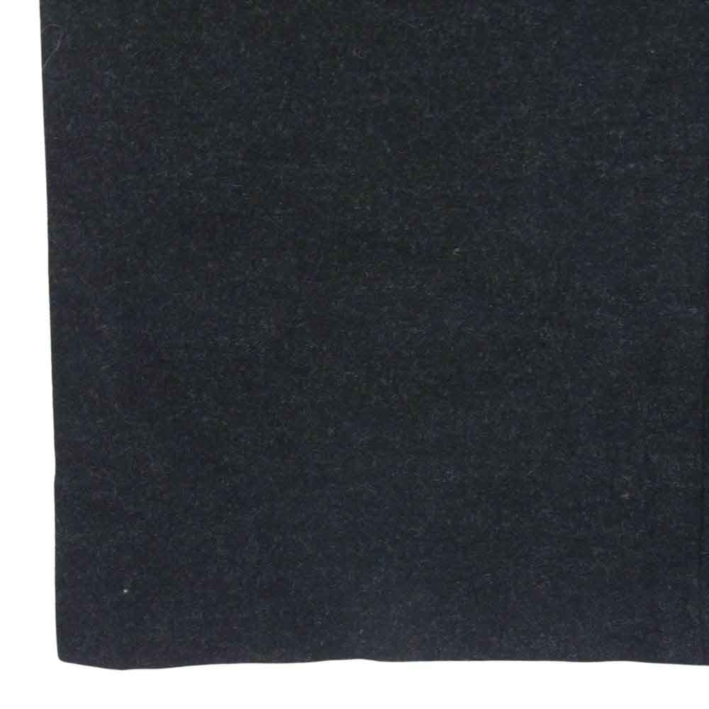 MAISON MARTIN MARGIELA メゾンマルタンマルジェラ 白タグ カシミヤ混 ウール サイドスリット ロング マキシ スカート ブラック系 38【中古】
