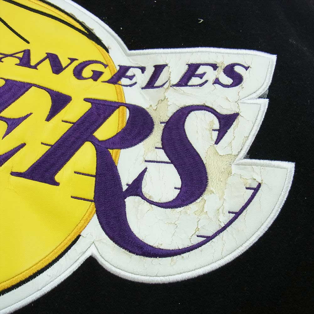 ジェーエイチ デザイン ジェフ ハミルトン LAKERS レイカーズ スタジャン ジャケット ブルゾン ブラック系 4XL【中古】