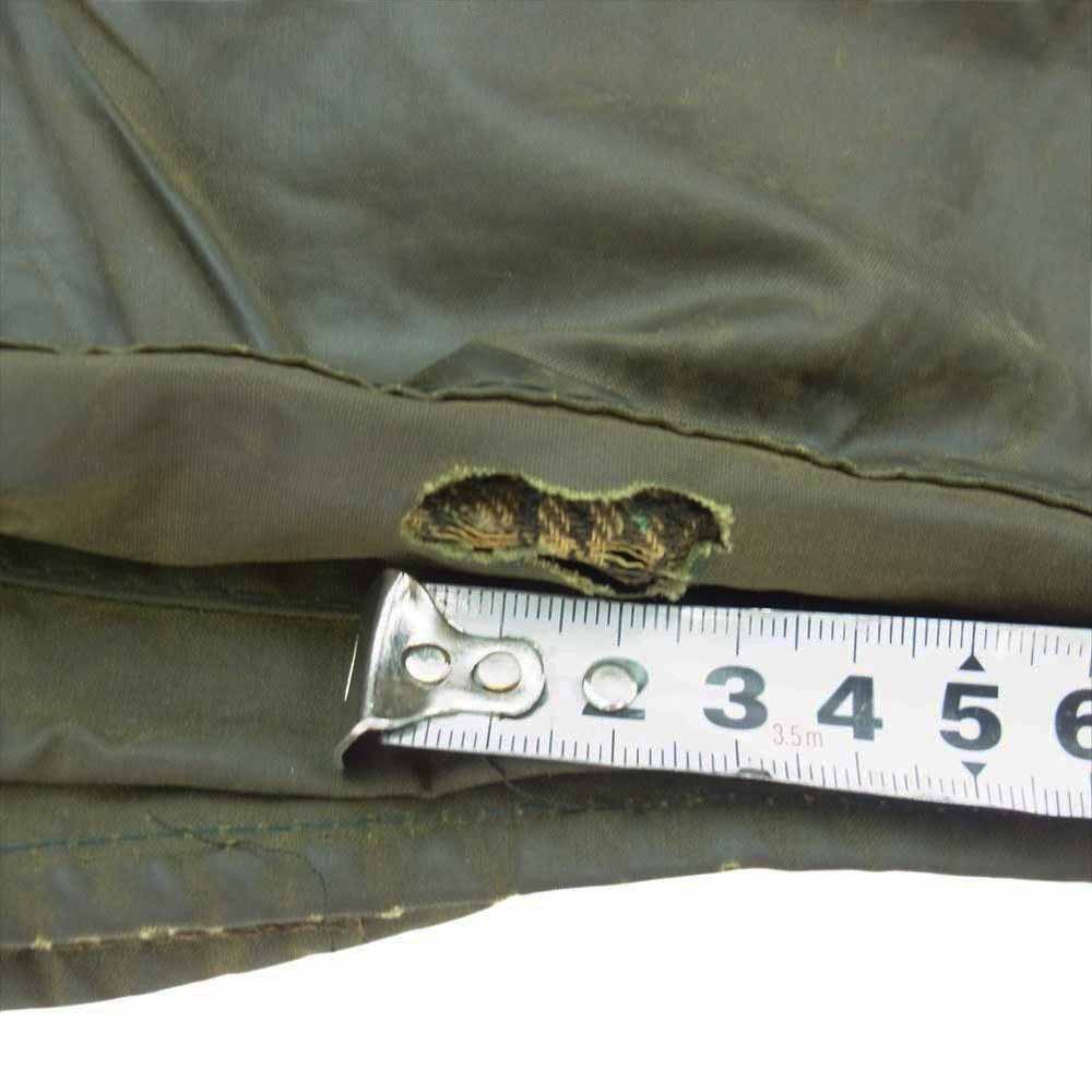 Barbour バブアー 96年製 3ワラント A150 BEAUFORT JACKET ビューフォート オイルド ジャケット カーキ系 C46/117cm【中古】