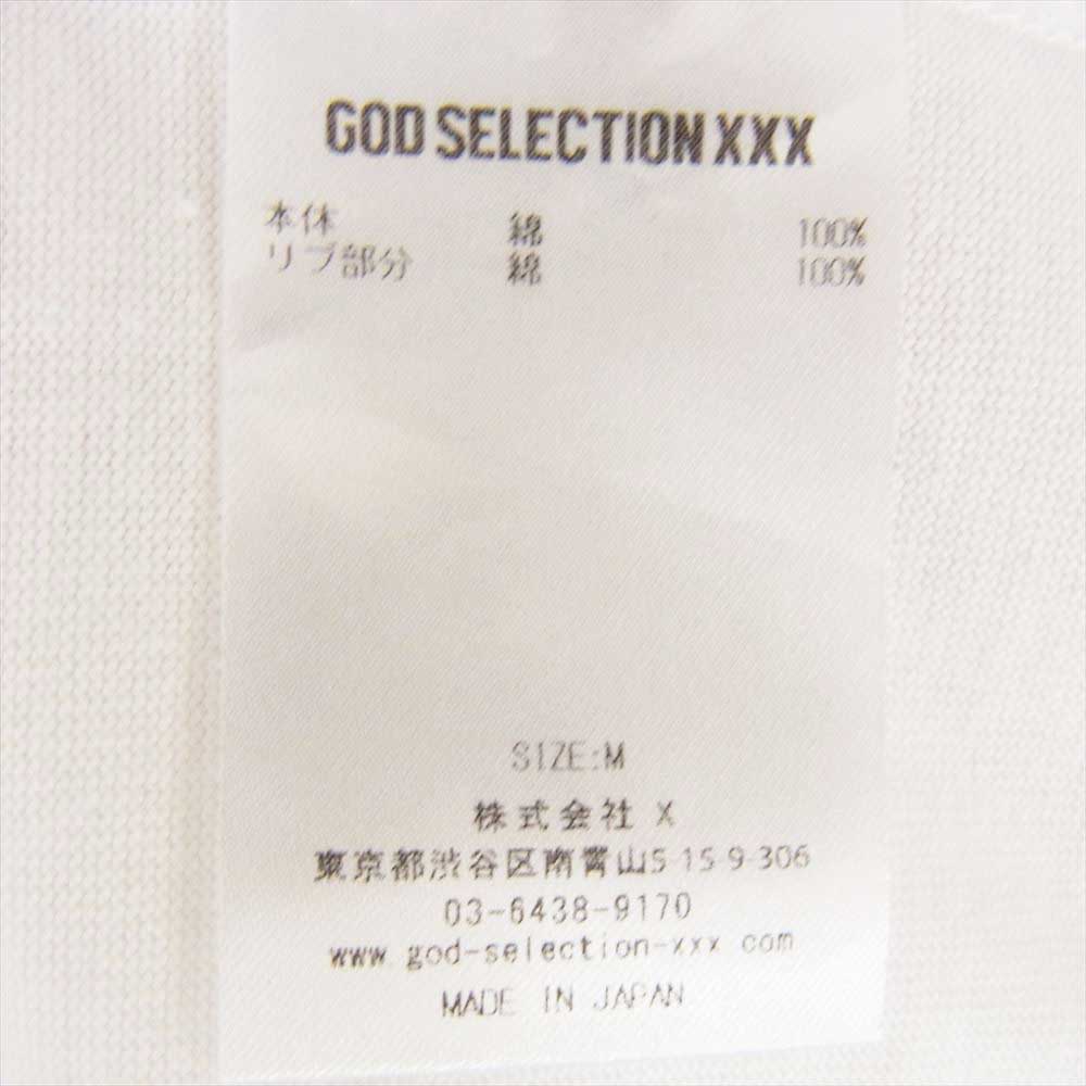 GOD SELECTION XXX ゴッドセレクション GX-S24-ST-11 T-SHIRT WHITE small box logo Tシャツ ホワイト系 M【中古】