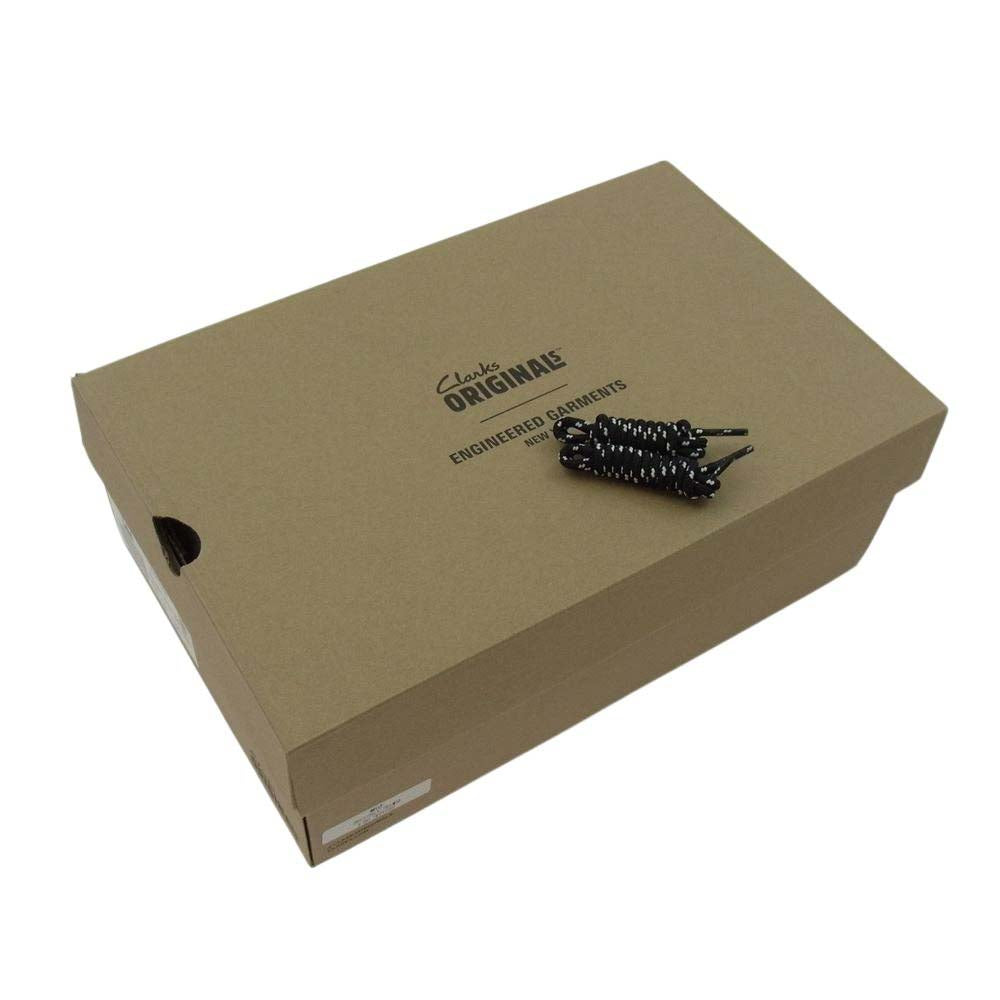 Engineered Garments エンジニアードガーメンツ x Clarks クラークス Desert Khan EG デザートカーン スエード シューズ ブラック系 UK8.5【新古品】【未使用】【中古】