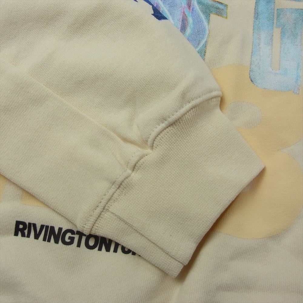 FEAR OF GOD フィアオブゴッド 22AW FOG x RRR123 RIVINGTON Sweatshirt Light Of The World エフオージー リヴィントン ロイ レビス ライトオブザワールド クルーネック ロゴプリント スウェットシャツ トレーナー ベージュ系【美品】【中古】