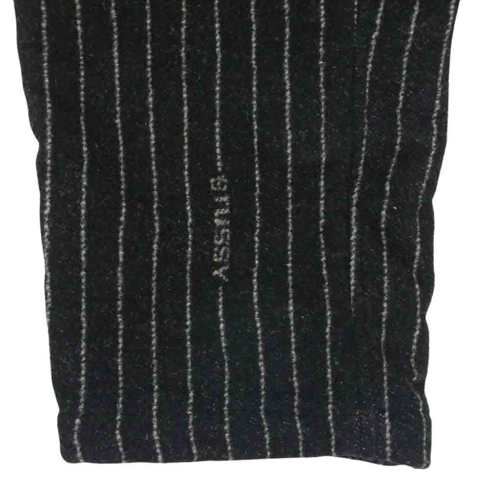 NIKE ナイキ DR4021-010 x STUSSY ステューシー U NRG HO STRIPE WOOL PANTS ストライプ ウール パンツ ブラック系 L【中古】