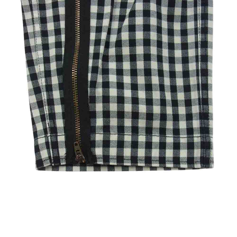 Supreme シュプリーム 23SS Gingham Flight Pant ギンガムチェック フライト ロング パンツ ブラック系 ホワイト系 30【美品】【中古】