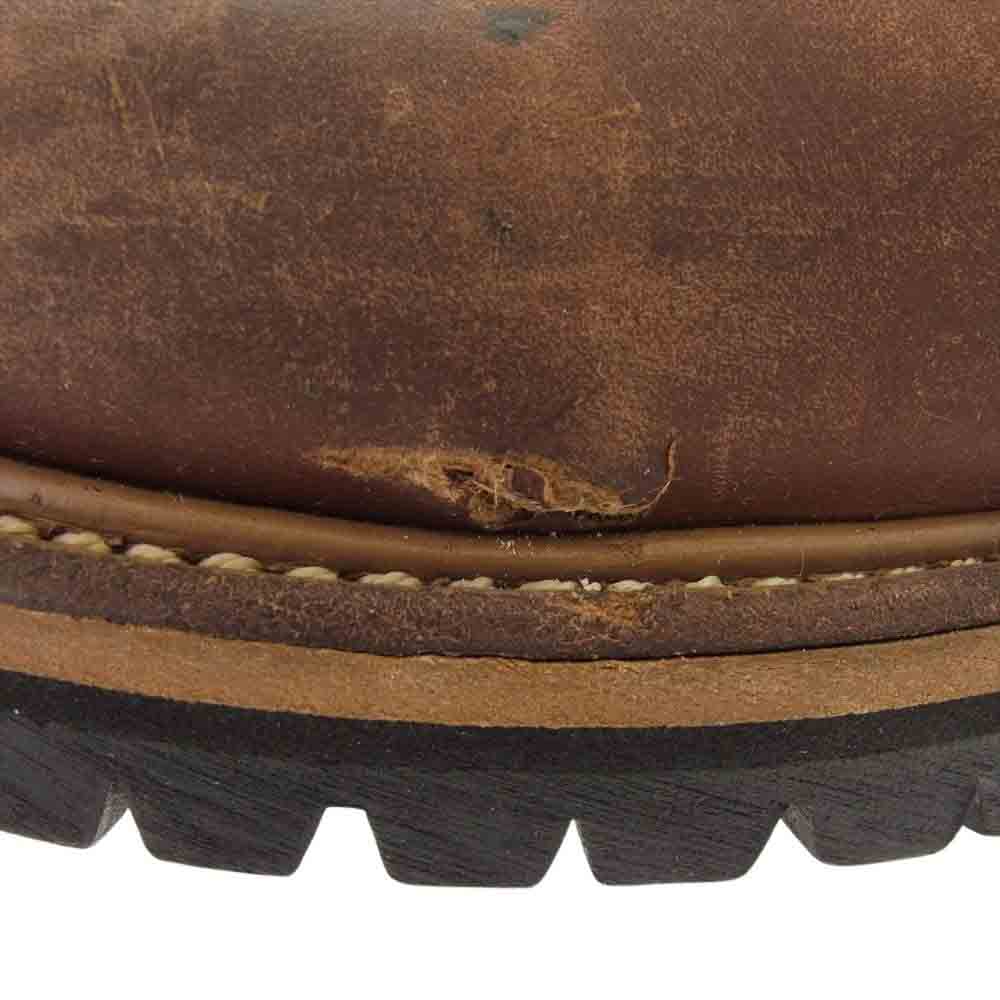 RED WING レッドウィング 4418 Leather Logger Lineman Steel Toe Work And Safety Boots レザーロガー ラインマン スチールトゥワークアンドセーフティブーツ ブラウン系 US8.5【中古】