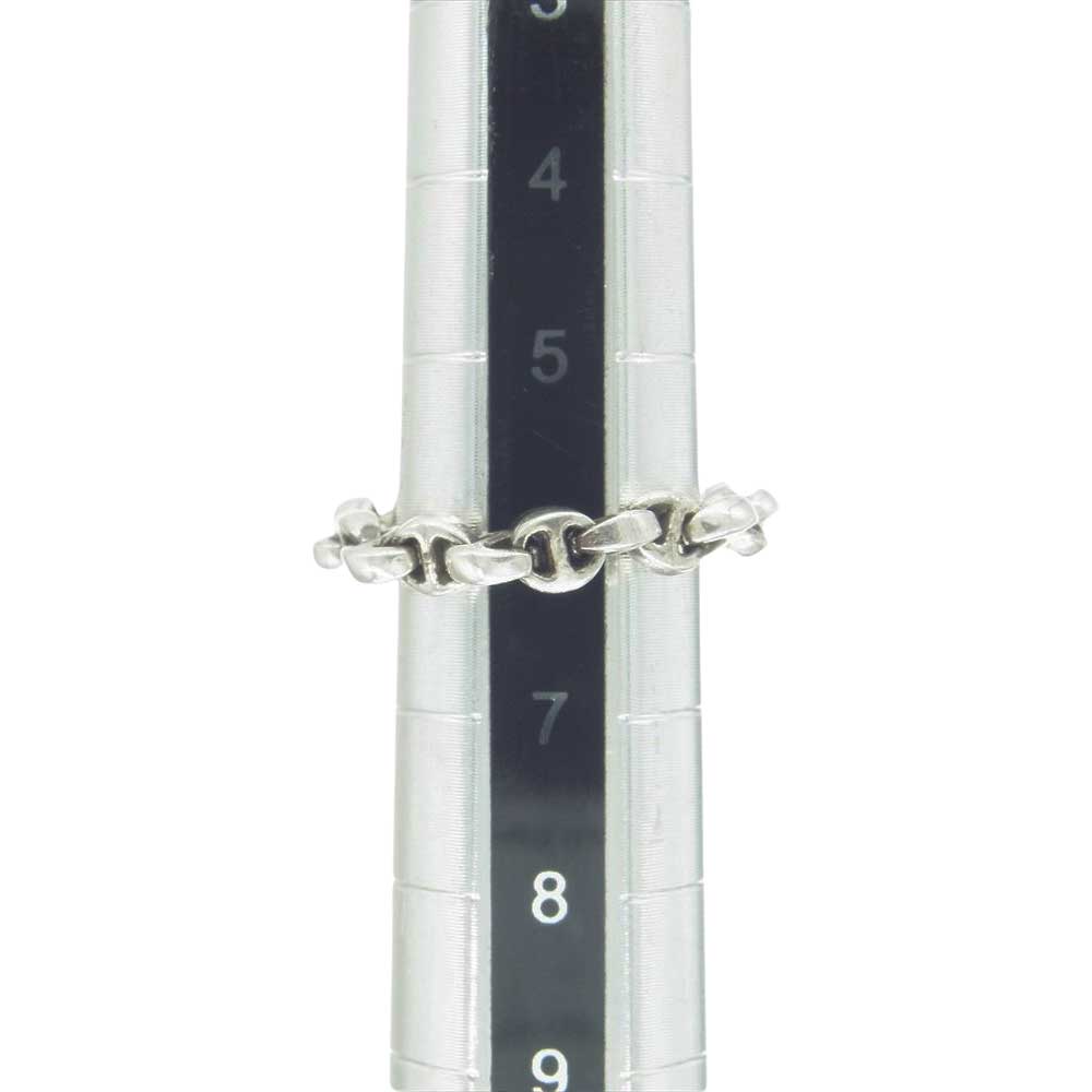 HOORSENBUHS ホーセンブース Micro Ring マイクロ チェーン リング シルバー系 6号【中古】
