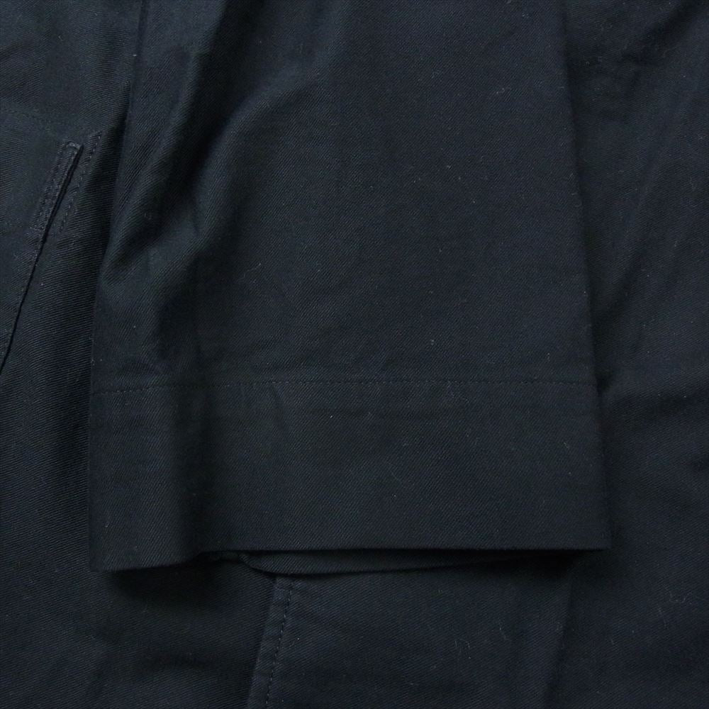 Yohji Yamamoto POUR HOMME ヨウジヤマモトプールオム 19SS HH-B01-002 洗い加工 コットンツイル オープン 解禁 シャツ ブラック系 1【中古】