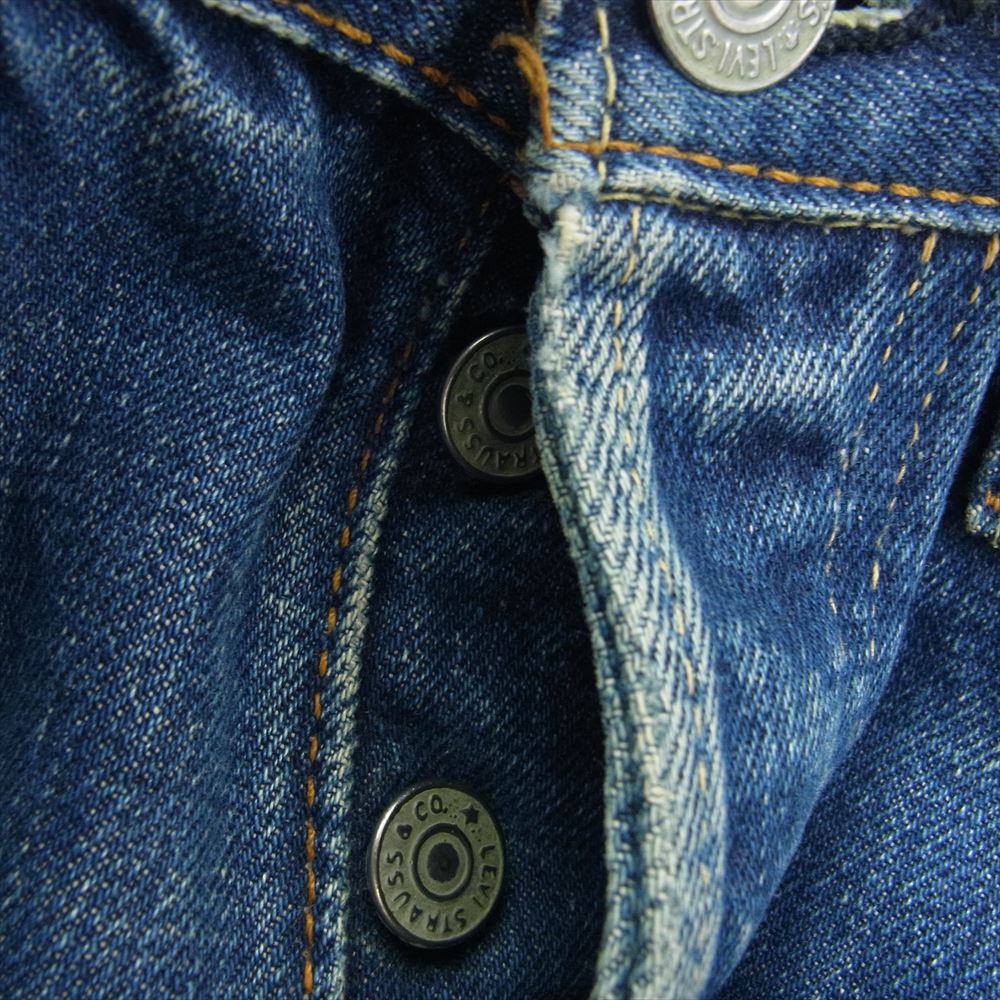 Levi's リーバイス ヴィンテージ オリジナル 501 66前期 BIGE Vステッチ インディゴブルー系 W28インチ程度【中古】