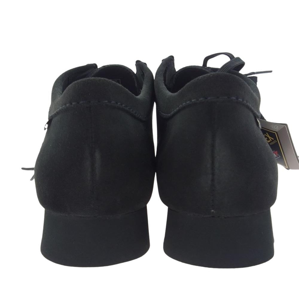 Clarks クラークス Wallabee GTX ワラビー ゴアテックス スエード シューズ ブラック系 UK7 1/2【中古】