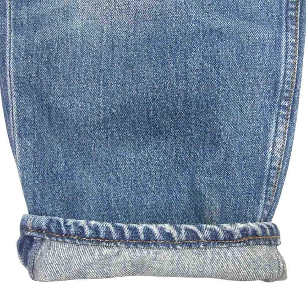 ACNE STUDIOS アクネストゥディオズ 30F 124104233 トルコ製 BOB VINTAGE BLUE ボブ ヴィンテーズブルー セルビッジ フライボタン ストレート デニムパンツ ジーンズ インディゴブルー系 33/32【中古】