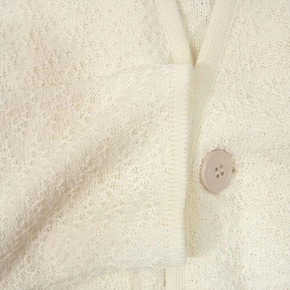 LARDINI ラルディーニ EQ62003 シングル ニット ジャケット カーディガン ホワイト系 S【中古】