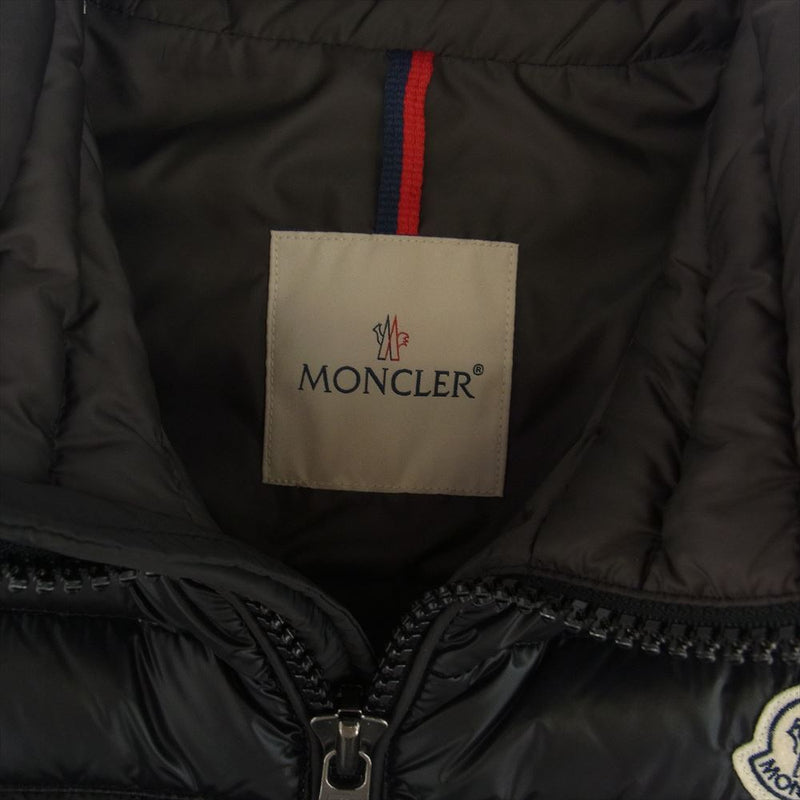 MONCLER モンクレール DUPRES GILET デュプレス ジレ 切替 ダウン ベスト ブラック系 1【中古】