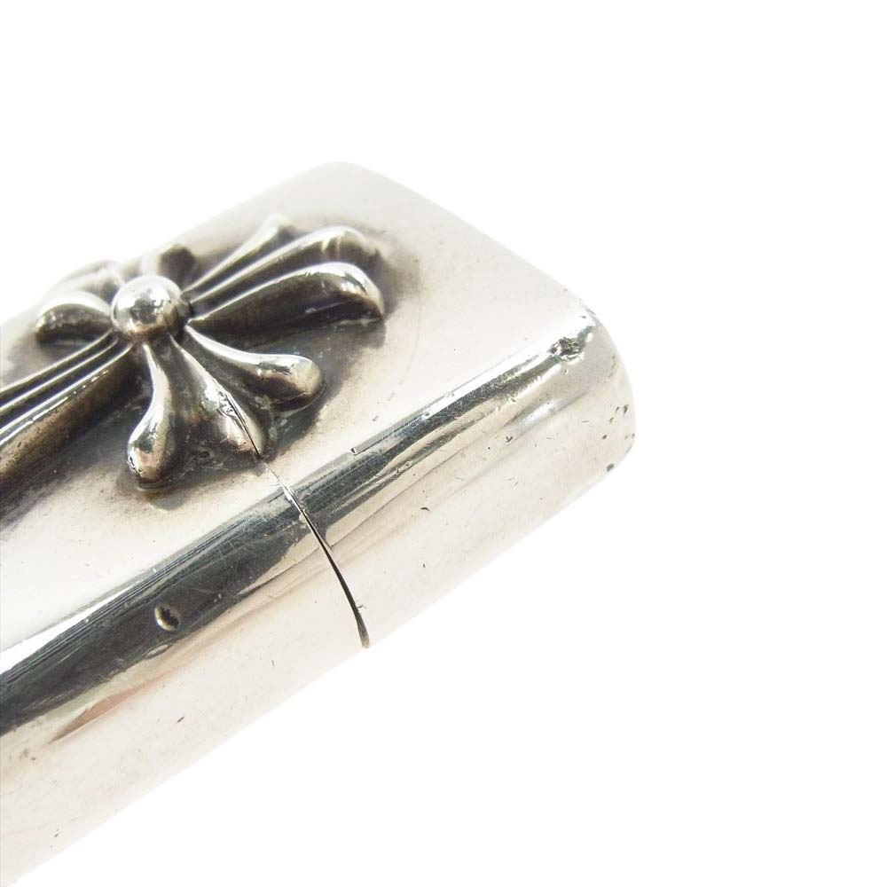 CHROME HEARTS クロムハーツ(原本無) ZIPPO LIGHTERZ-V1 V1 オールド スモールCHクロス ジッポ ライター シルバー系【中古】