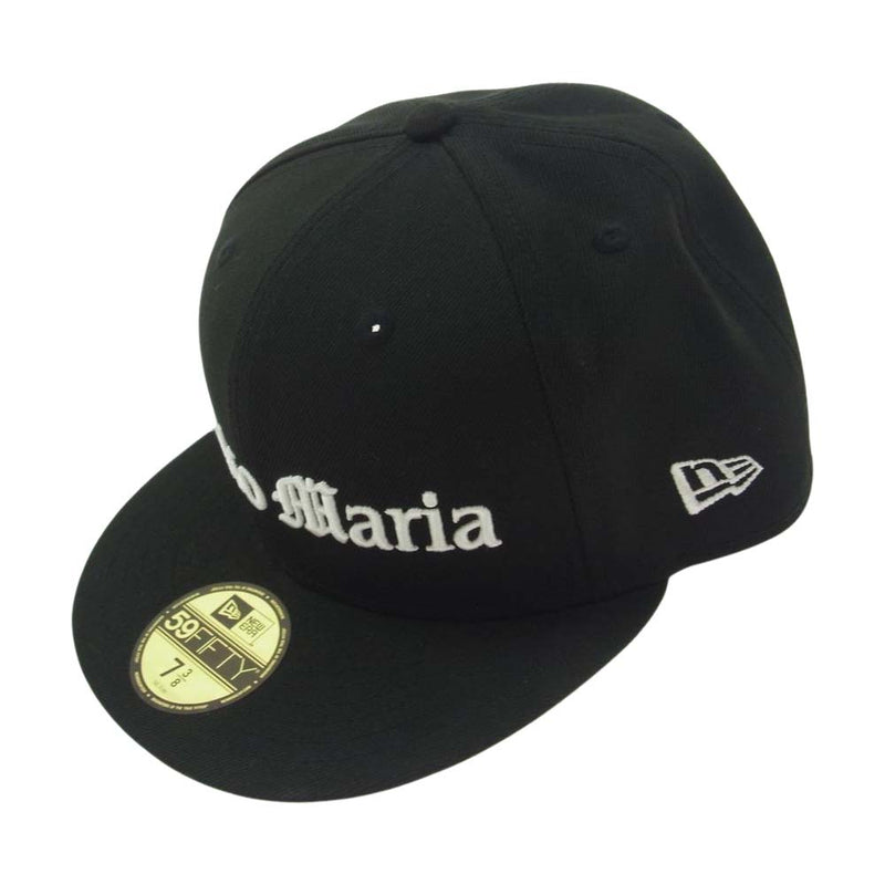 WACKO MARIA ワコマリア × NEWERA ニューエラ 59 FIFTY ベース ボール キャップ ブラック系 58.7cm【中古】