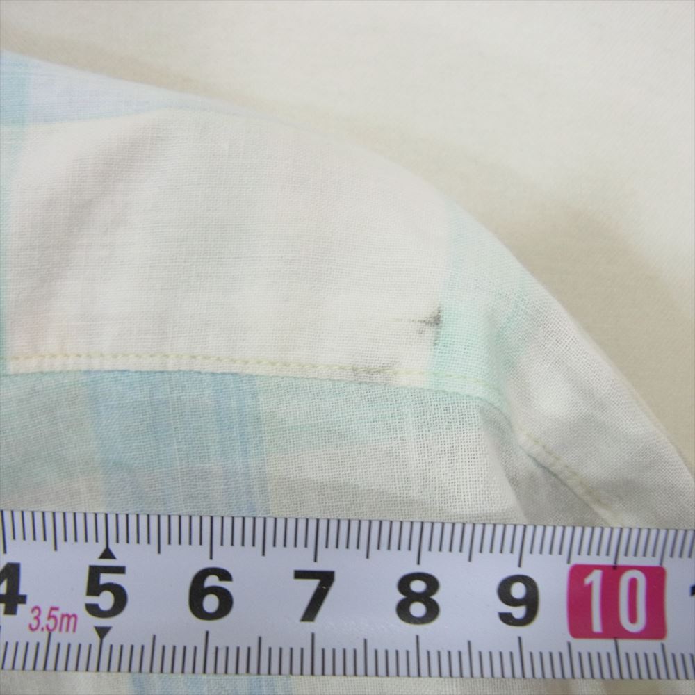 RALPH LAUREN ラルフローレン 90s POLO COUNTRY ポロ カントリー ボタンダウン ワンポイント ロゴ 刺繍 チェック 長袖 シャツ ホワイト L【中古】