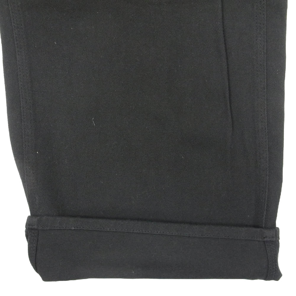 ペイデイ 23AW PD13-PT-FW3 × 福田麻琴 フライボタン ワイド デニム バックロゴ刺繍 ペインターパンツ ブラック系 M【中古】