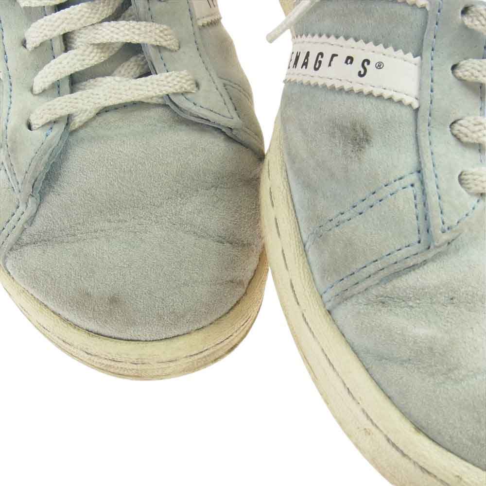 adidas アディダス FY0731 × HUMAN MADE ヒューマン メイド CAMPUS BLUE キャンパス ブルー スニーカー ライトブルー系 27.5cm【中古】