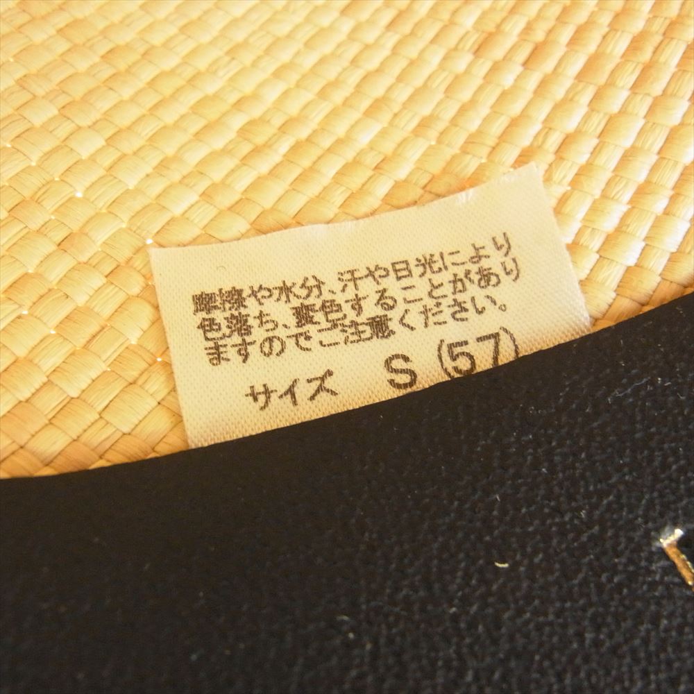WACKO MARIA ワコマリア × 東京HAT ROCKERS 東京ハットロッカーズ パナマハット ベージュ ベージュ系 S 57【中古】