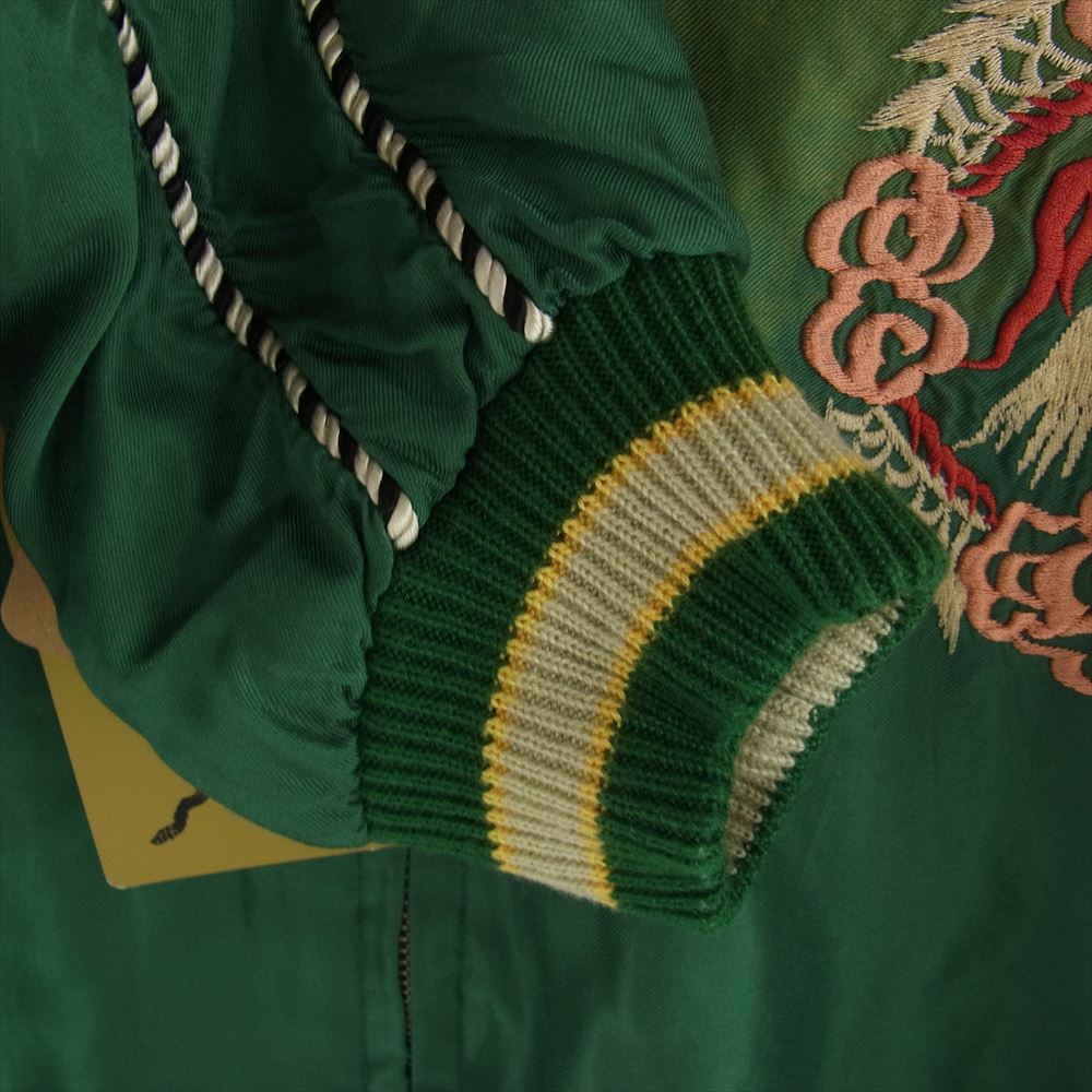 テーラー東洋 TTT15393 Early 1950s Style Acetate Souvenir Jacket EAGLE × DRAGON AGING MODEL タイガー ドラゴン 刺繍 アセテート リバーシブル スカジャン M【中古】