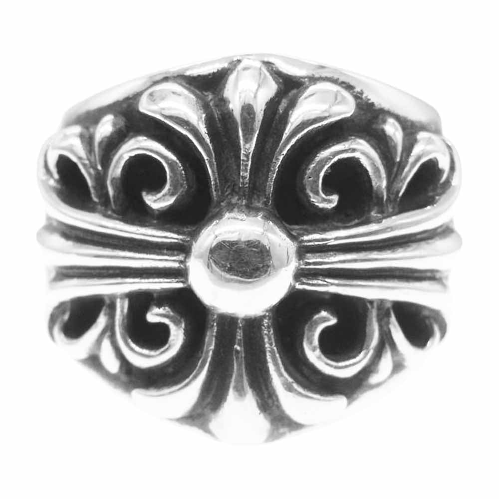 CHROME HEARTS クロムハーツ(原本無) KEEPER RING キーパー リング シルバー系 18号【中古】