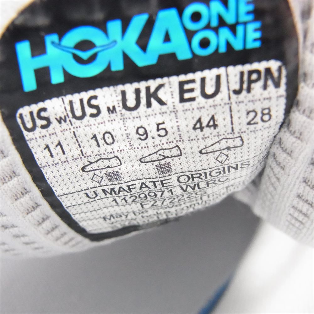 HOKA ONE ONE ホカ オネオネ 1129971 MAFATE ORIGINS マファテ オリジンズ ホワイト 28cm【中古】