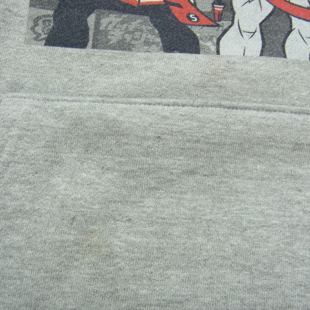SAPEUR サプール HOODIE BIG3 WHITE タツノコプロコラ コラボ プルオーバー パーカー グレー グレー系 L【中古】