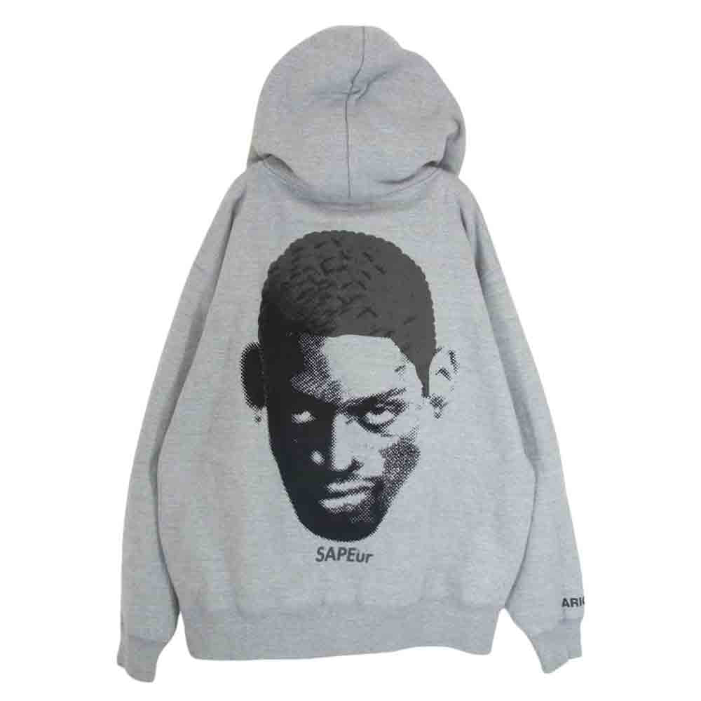 SAPEUR サプール ロッドマンジップ アップ パーカー グレー系 L【中古