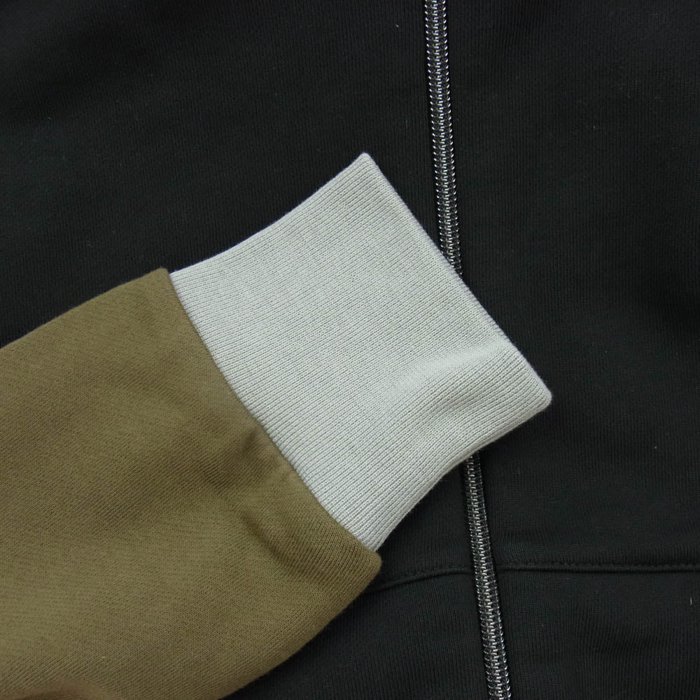 Herno ヘルノ JC0012U ジップ アップ パーカー フーディー バイカラー ワッペン マルチカラー系 50【極上美品】【中古】