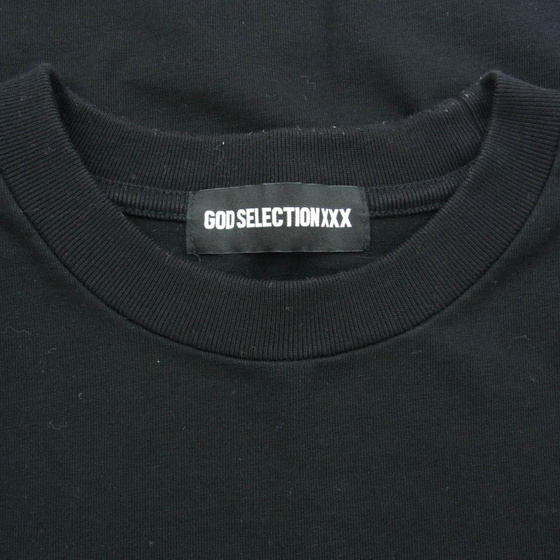 GOD SELECTION XXX ゴッドセレクション 21SS × ANTI SOCIAL SOCIAL CLUB アンチソーシャルソーシャルクラブ  LOGO ロゴ Tシャツ ブラック系 M【中古】