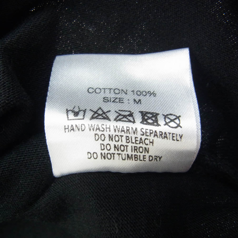 GOD SELECTION XXX ゴッドセレクション 21SS × ANTI SOCIAL SOCIAL CLUB アンチソーシャルソーシャルクラブ LOGO ロゴ Tシャツ ブラック系 M【中古】