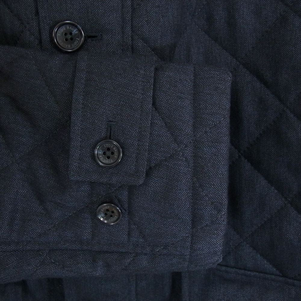 Eddie Bauer エディー・バウアー 01 9689 キルティング フード脱着式 中綿 ジャケット ネイビー系 M【中古】