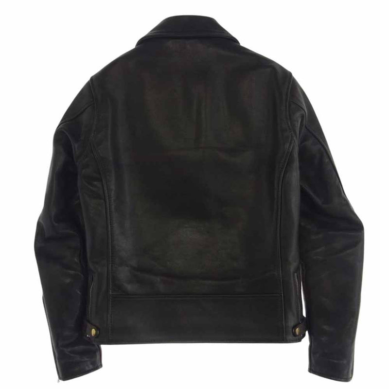 KADOYA ブラックレザーライダースジャケット　難あり BLACK BIRD #kadoya #leather #leatherjacket #ridersjacket