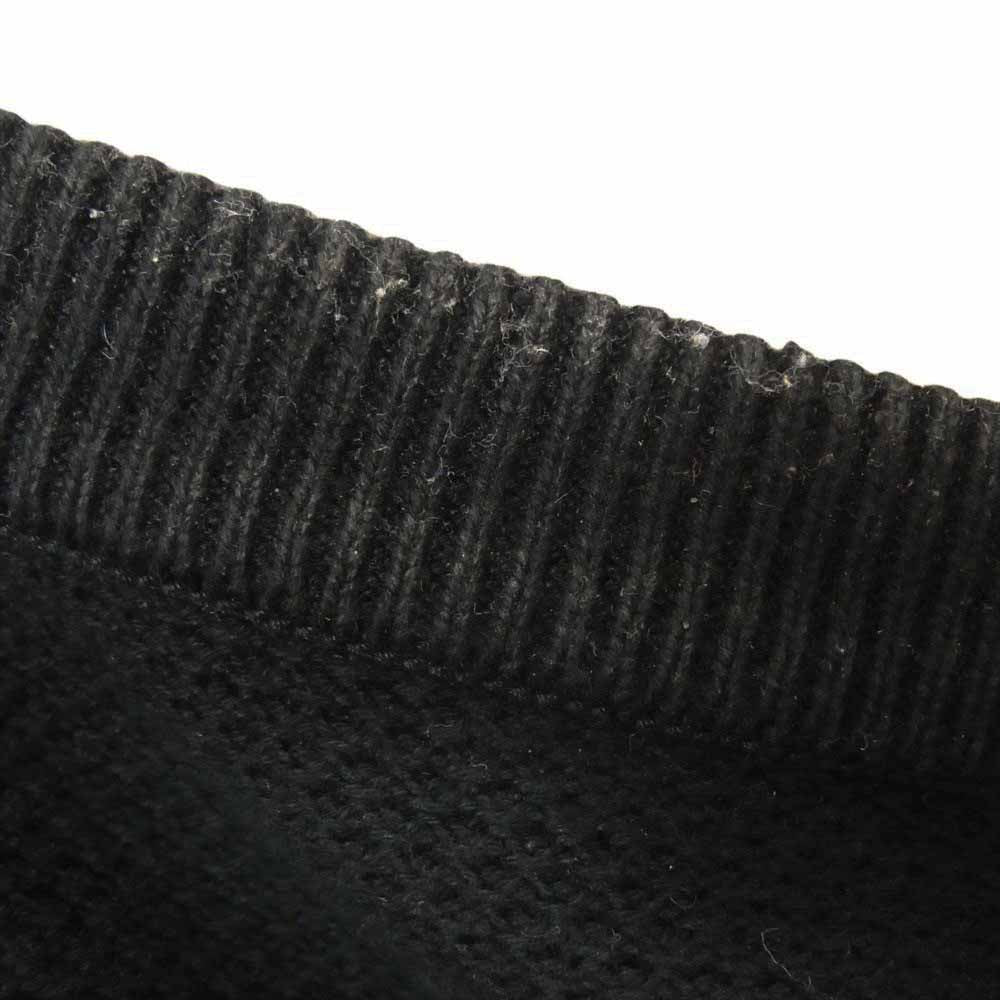 crepuscule クレプスキュール 1803-001 MOSS STITCH P/O モス ステッチ クルーネック ニット ブラック系 1【中古】