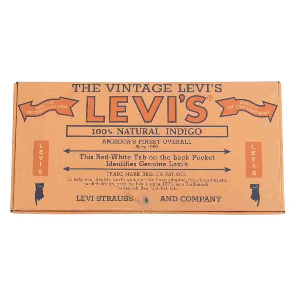 Levi's リーバイス 701SXX OR 1930年 モデル BIG E シンチバック インディゴ デニム パンツ 赤耳 日本製 箱付き インディゴブルー系 W28 L33【極上美品】【中古】