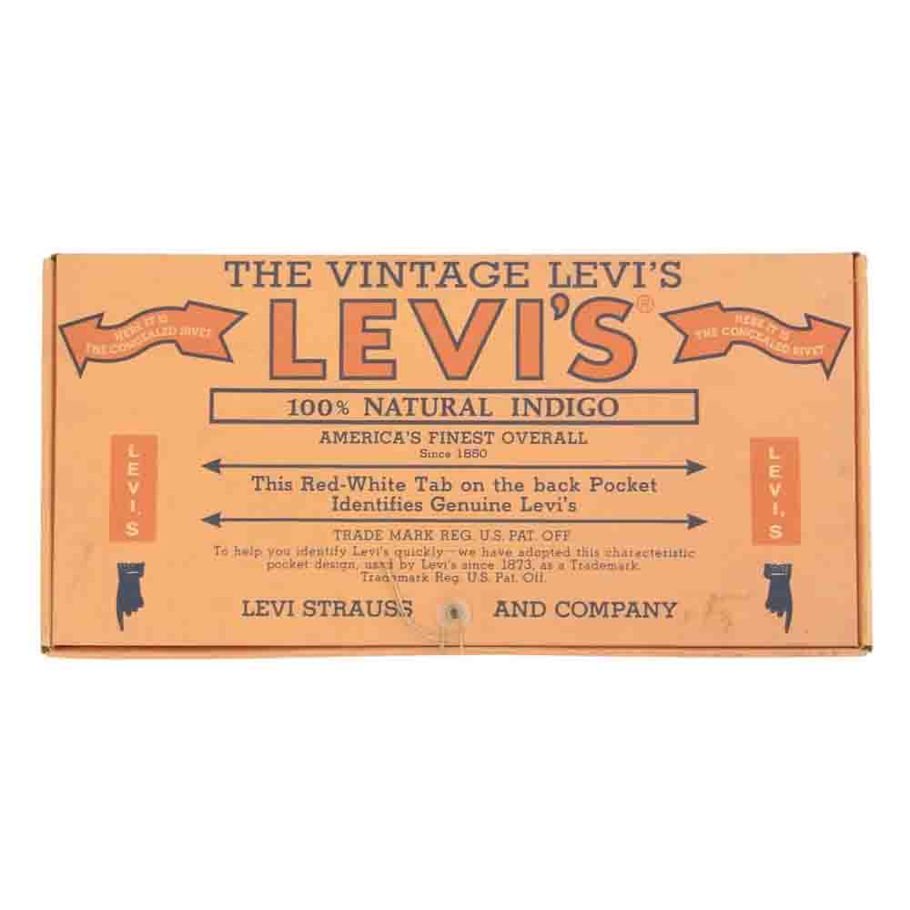 Levi's リーバイス 701SXX OR 1930年 モデル BIG E シンチバック インディゴ デニム パンツ 赤耳 日本製 箱付き インディゴブルー系 W30 L33【極上美品】【中古】