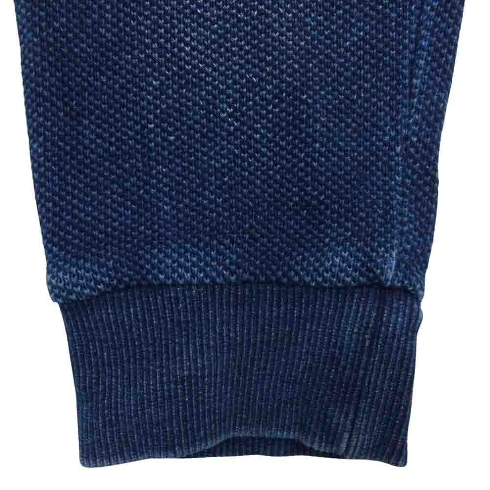 1piu1uguale3 ウノピュウノウグァーレトレ RELAX リラックス イージー ジョガー パンツ インディゴ インディゴブルー系 XL【中古】