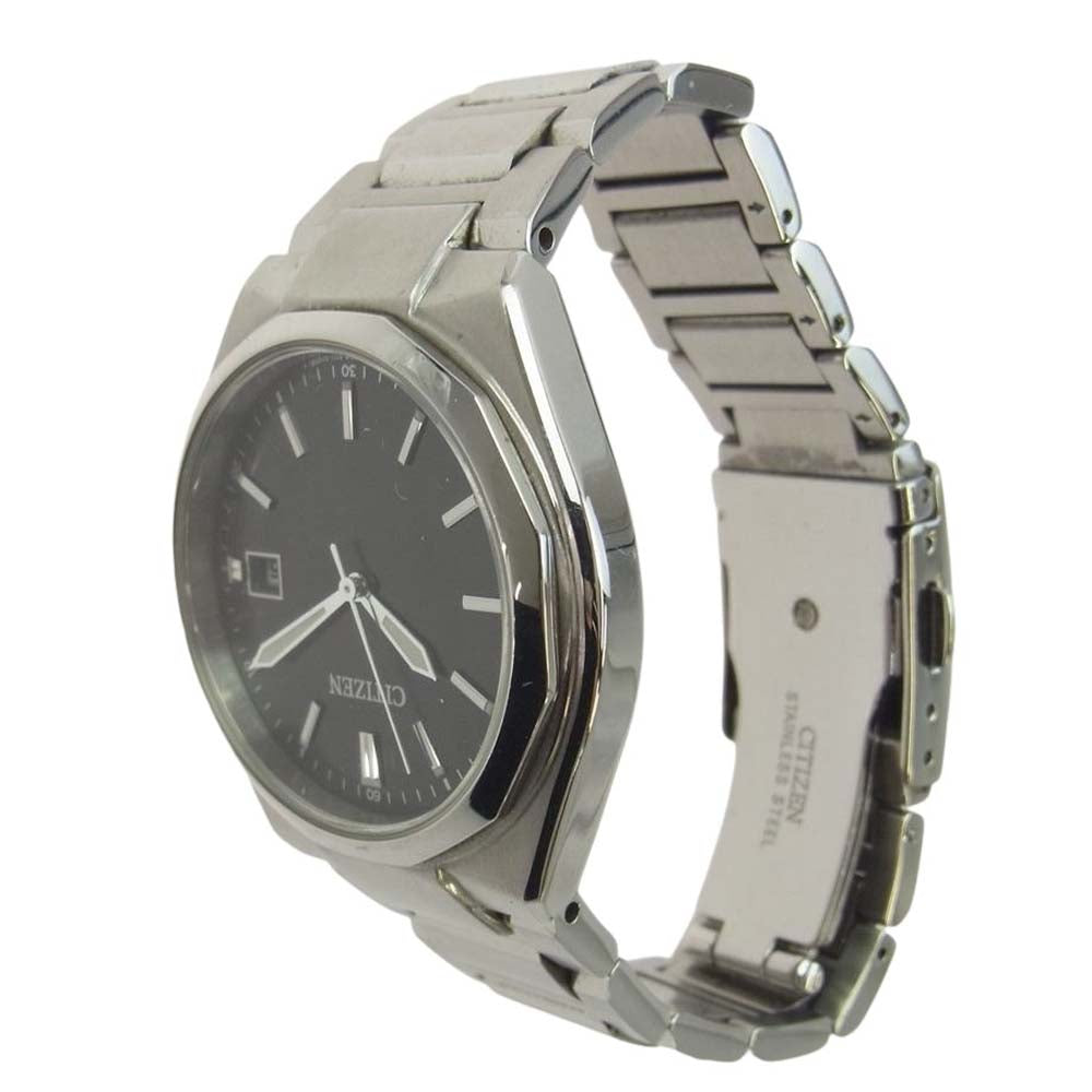 CITIZEN シチズン E111-S080703 Eco-Drive エコドライブ アナログ ウォッチ 腕時計 シルバー系【中古】