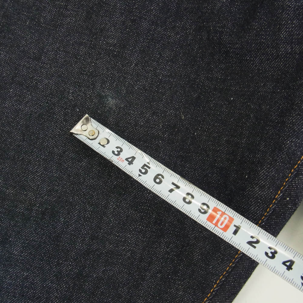 SEQUEL シークエル × FRAGMENT バック デザイン ストレート デニム パンツ インディゴ インディゴブルー系 S【中古】