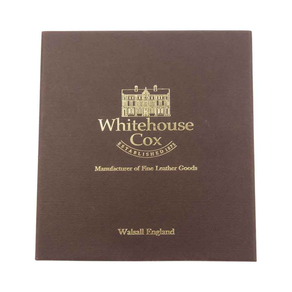 WHITE HOUSE COX ホワイトハウスコックス S2380 NAME CARD CASE SHADOW CALF VINTAGE BRIDLE LEATHER ヴィンテージ ブライドルレザー 名刺入れ カードケース ブラウン系【中古】