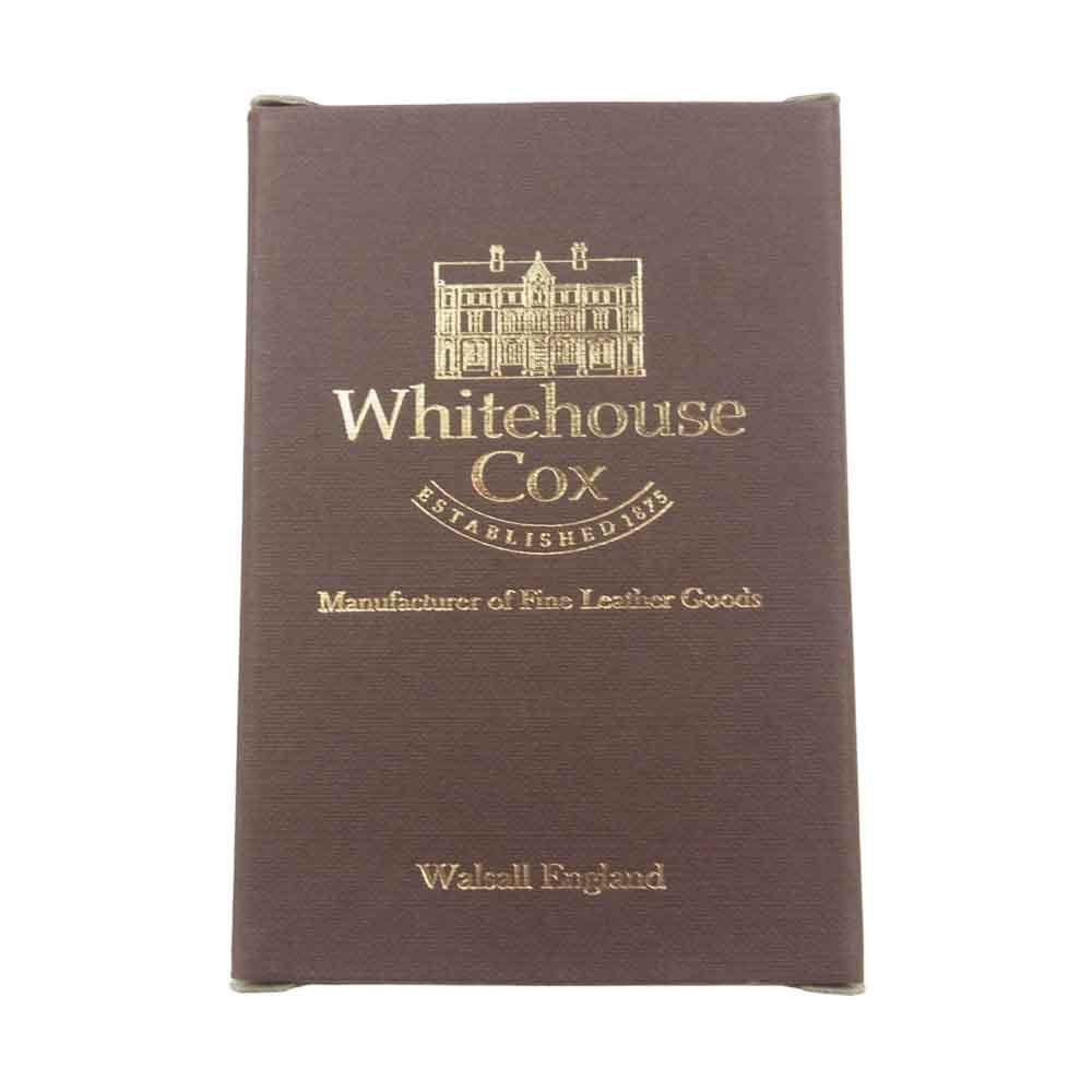 WHITE HOUSE COX ホワイトハウスコックス S1751 NAME CARD CASE BRIDLE LEATHER ブライドルレザー 名刺入れ カードケース グリーン系【中古】