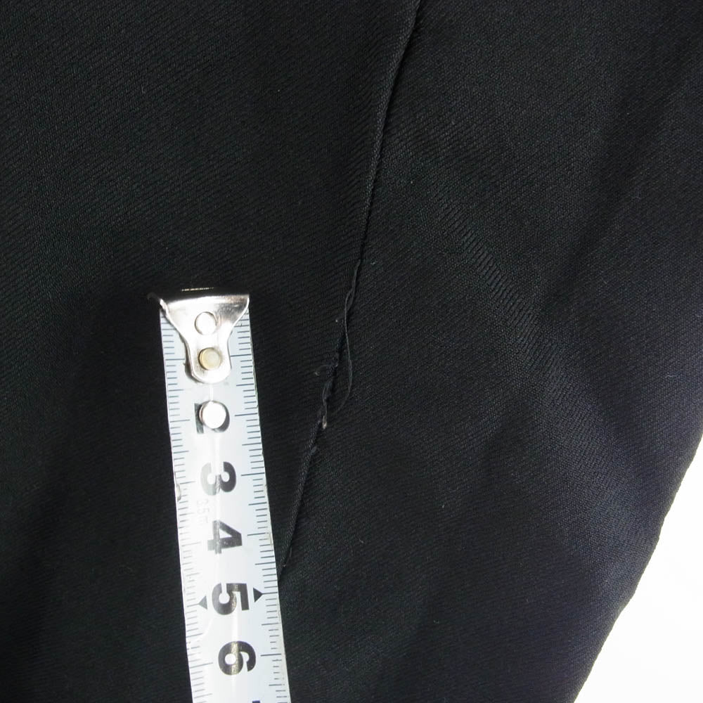 BLACK COMME des GARCONS ブラックコムデギャルソン 1E-J004 ポリ縮 ロング テーラード ジャケット ブラック系 M【中古】