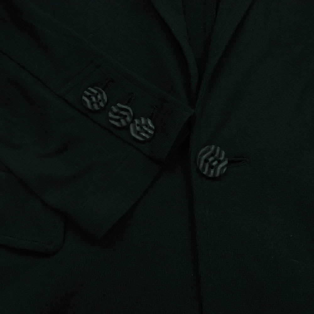 COMME des GARCONS HOMME PLUS コムデギャルソンオムプリュス AD2012 PK-J080 スウェット生地 ロング ジャケット ブラック系 S【中古】