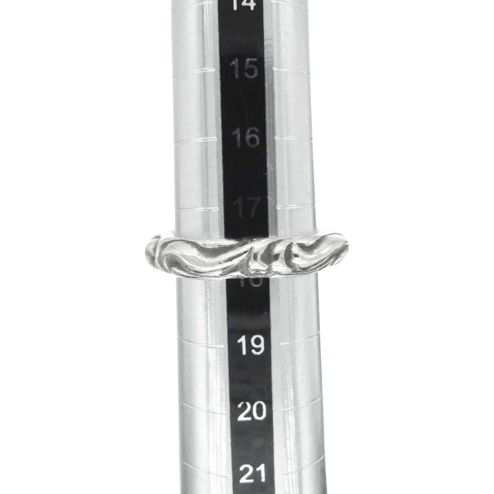 CHROME HEARTS クロムハーツ(原本無) SCRL BAND スクロール バンド リング シルバー系 約18号【中古】