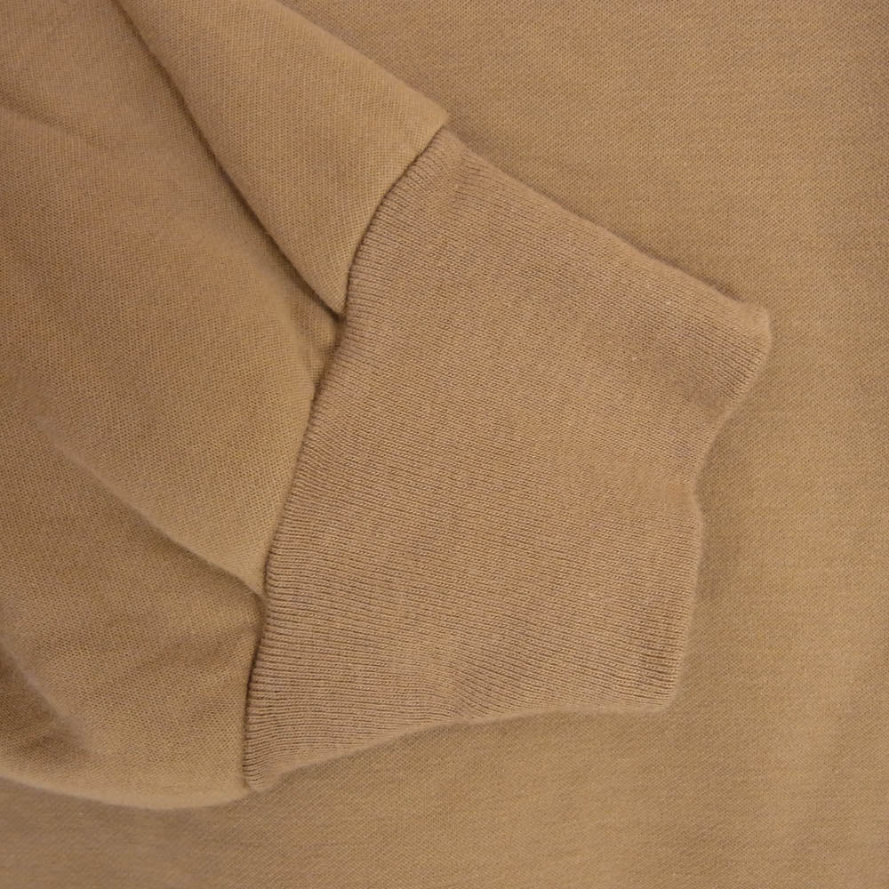 AURALEE オーラリー 22AW A22AP01NU ELASTIC HIGH GAUGE SWEAT P/O エラスティック ハイゲージ スウェット トレーナー ブラウン系 3【中古】